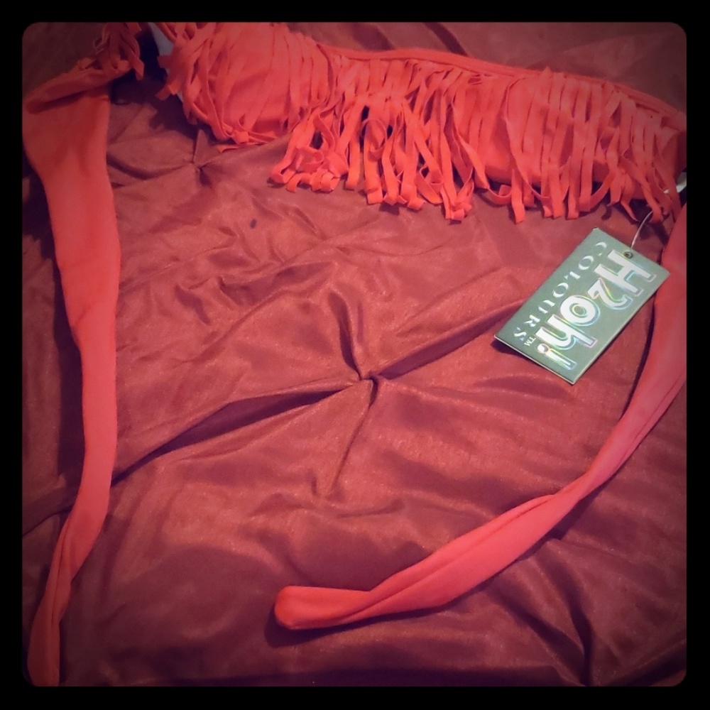 Strapless swim top
